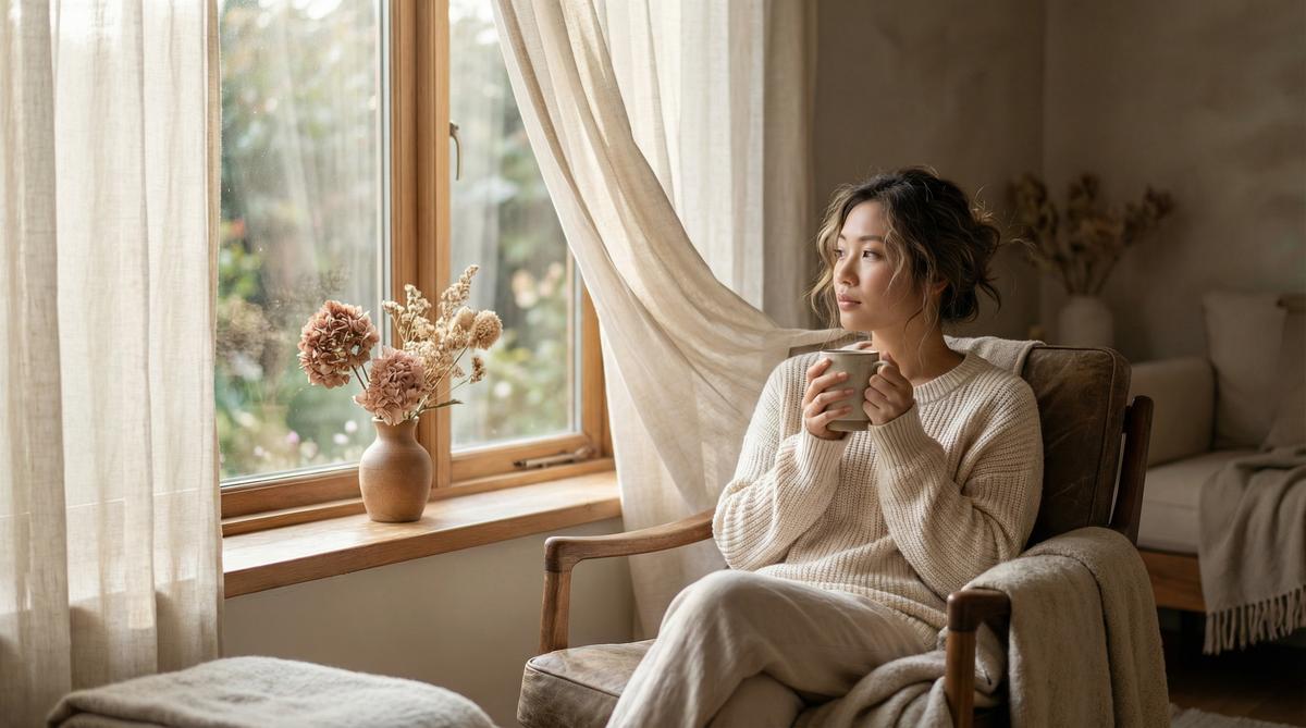 蘑菇视频品牌形象，女性疗愈生活场景，www.cvn3wcwa.cn